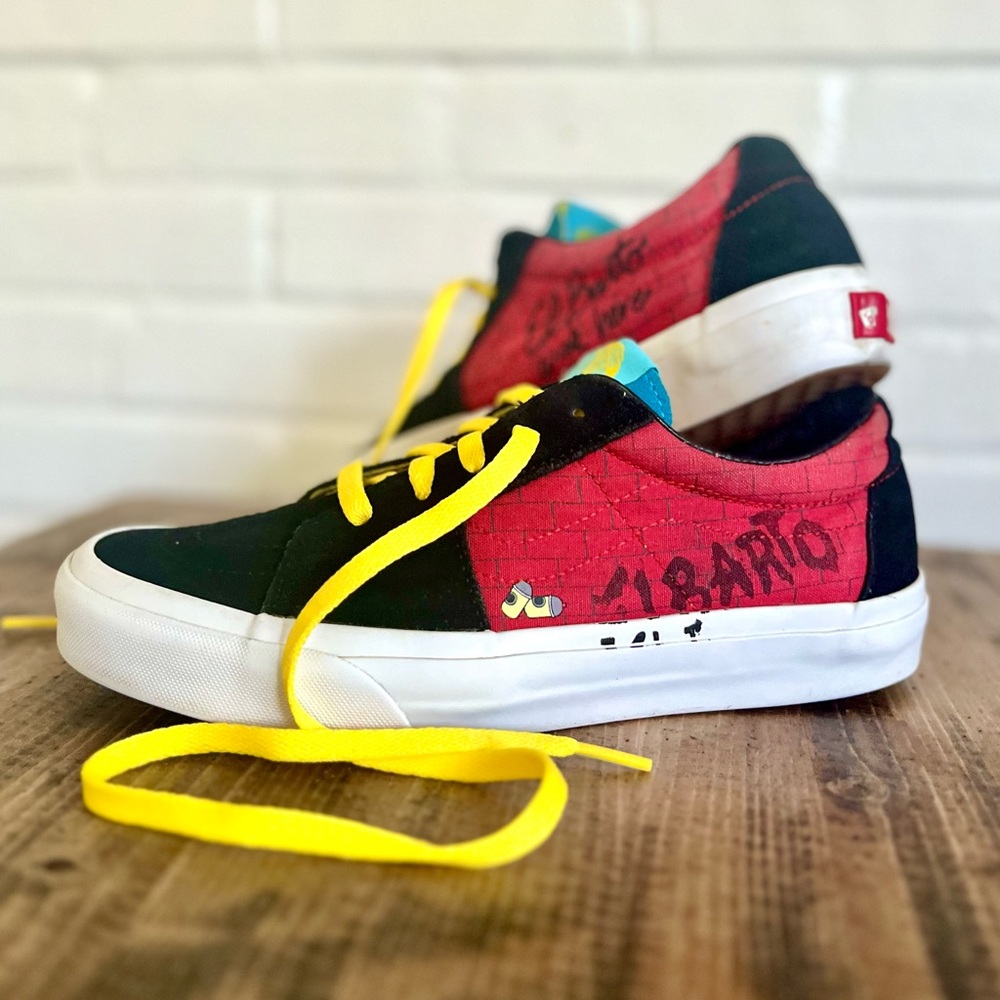 ❌SOLD❌ Vans Sk8-Low El Barto The Simpsons, Women’s SZ 8.5 GUC - Picture 2 of 10